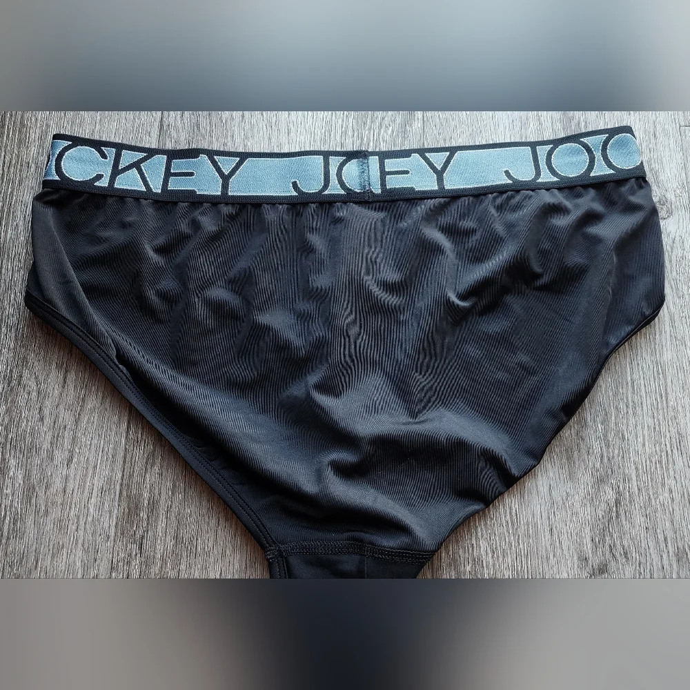 Jockey Black Briefs with Logo Waistband - Picture 2 of 5